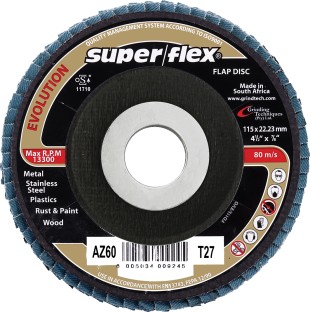 Superflex Flap Disc Evolution 115 Az60 B Alumina-zirconia Sandpaper