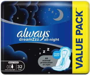 Always Quattro Thick Nights XLsize Sanitary Pad