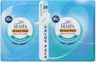 Lil-Lets Maxi Thick Pads Regular Maxisize Sanitary Pad