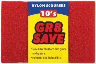 Gr8 Save Nylon Scourer Pads Scrub Pad