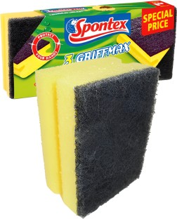 SPONTEX Griffmax Scourer 3 Pack Scrub Sponge