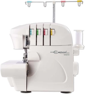 Empisal Serger 9D White Manual Sewing Machine