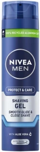 Nivea Protect & Care Shaving Gel Bottle for  Men
