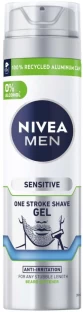 Nivea Sensitive One Stroke Shaving Gel Bottle for  Men