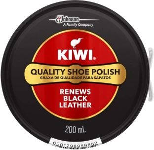 Kiwi Quality Shoe Polish Renews Black Leather Leather Shoe Wax Polish
