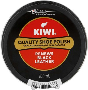 Kiwi Quality Shoe Polish Renews Black Leather Leather Shoe Wax Polish