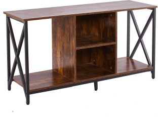 Golden Star Africa TV Stand Book Shelf Media Console Engineered Wood Console Table