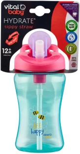 Vital Baby Hydrate Sippy Straw Cup