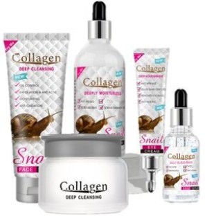 N/A Snail Collagen Skin Care Set (5-Piece)