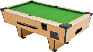 Shoot Coin Operated Slate Top Pool Snooker Table