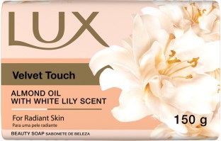 Lux Soap Bar Almond Oil with White Lily Scent