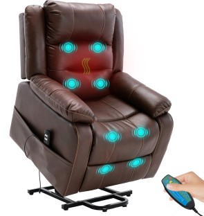 Artisan Furniture Warehouse CR-7002 BROWN Imitation Leather 1 Seater  Sofa