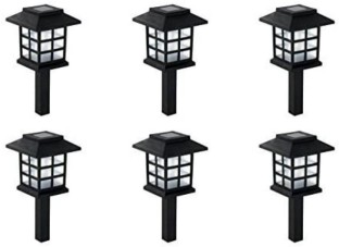 HappyDeals Pack of 6 Garden Solar Lantern Solar Light Set
