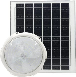 AIYI AY399-027 300W Solar Ceiling Light with Remote Control, Solar Light Set