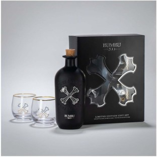 Bumbu Limited Edition Gift Set One Bottle Xo Rum Two Deluxe Rocks Glasses Rum