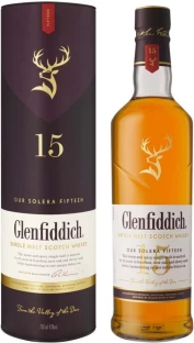 Glenfiddich 15 Year Old Single Malt Scotch Whiskey