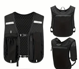 Generic Lightweight Sports Vest-Black