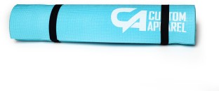 Custom Apparel 6mm yoga mat with carry strap 6 mm Yoga Mat
