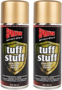Sprayon Tuff Stuff Gold Matte Spray Paints