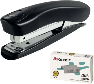 Rexel Half Strip Plastic Stapler Bundle Cordless  Stapler