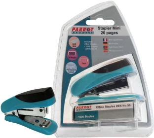Parrot Stapler Plastic Mini Staples Cordless  Stapler