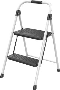 Anchor 2-Step Portable Folding Ladder Lightweight Multiuse Indoor Outdoor Steel Ladder