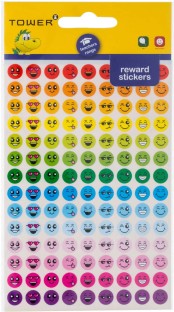Tower 0.203 m Mini Faces Stickers Non-reusable Sticker