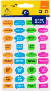 Tower 0.203 m Teachers Encouragement Stickers Non-reusable Sticker