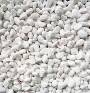 White Landscaping Pebbles 10kg PEB-WH-10 Regular Oval Rock Pebbles