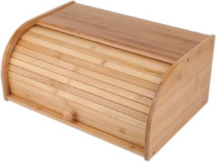 SA TRADE Bamboo Bread Bin Storage Box Storage Box