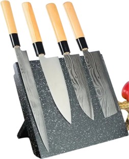 Wobuciko Magnetic Knife Board Holder Shelf Organizers