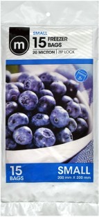 M Small Zip Lock Freezer Bags Plastic Storage Pouch