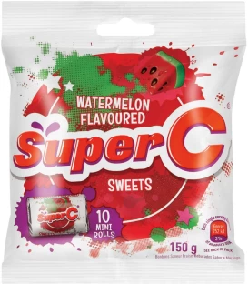 Super C Candy Mini Roll Watermelon Sweets