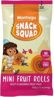 Montagu Snack Squad Mini Fruit Rolls Fruity NA