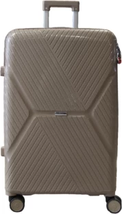 Shinestar Travel Luggage Bag Khakhi 28inch Check-in Suitcase 4 Wheels - 28 inch