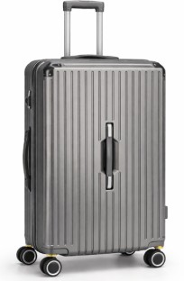 Shinestar Travel Luggage Bag 24" Dark Grey - [ 60cm] Suitcase 4 Wheels - 24 inch