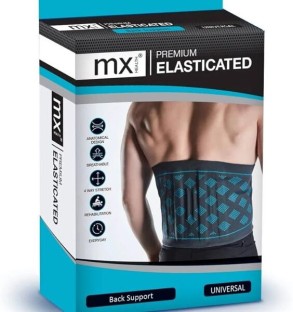 MX Premium Elasticated Back / Lumbar Support For  Sports