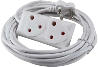 Dothome 5m Extension Cord With A Two-Way Multi-Plug Extension Lead 2  Socket Extension Boards
