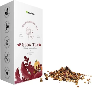 Herbility Skin Glow Tea - Cleansing & Purifying Bl Herbal Tea Box