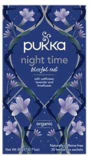 Pukka Night Time Organic Herbal Tea Herbal Tea Box