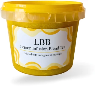 LBB 500g Lemon Ginger Moringa Collagen Infusion Tea Tub