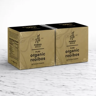Pondo Gold Pure Organic Duo Rooibos Tea Box