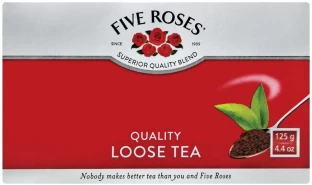 Five Roses Quality Loose Black Tea Box