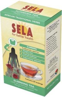 Sela Slimming Tea Natural Herbs with Rooibos & Hoodia Gordinii Herbal Infusion Tea Box
