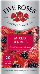 Five Roses Mixed Berries Flavoured Tea Box