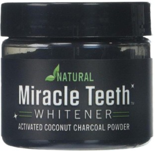 Lihle Miracle Teeth Whitener with Activated Coconut Charcoal Powder Teeth Whitening Kit