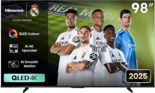 Hisense 248.92 cm (98 inch) QLED Ultra HD (4K) VIDAA Flat-Panel TV, Smart TV