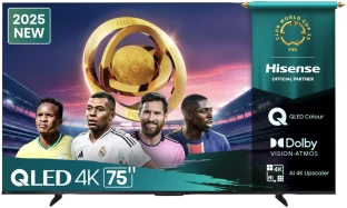 Hisense 190.5 cm (75 inch) QLED Ultra HD (4K) VIDAA Smart TV