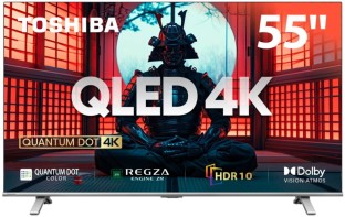 Toshiba 139 cm (55 inch) QLED Ultra HD (4K) Android Smart TV