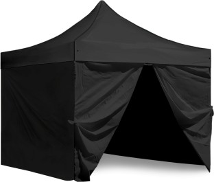 Gazebo (WGYI) 3x3m (Heavy Duty) Gazebo - Sides - Hexagon Poles - Canvas Roof (White) Gazebo